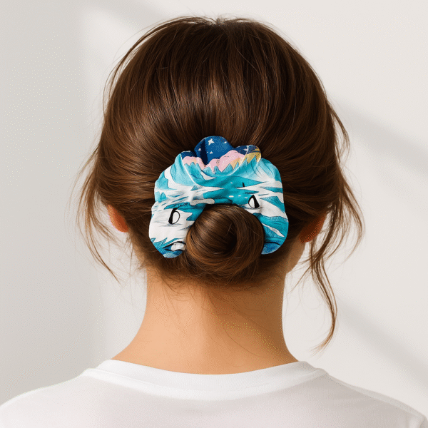 Snow Theme Scrunchies