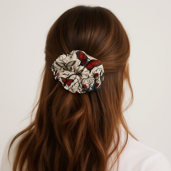 Beautiful Butterflies Pattern Scrunchies